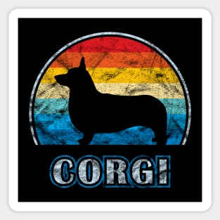 Corgi Vintage Design Dog Sticker